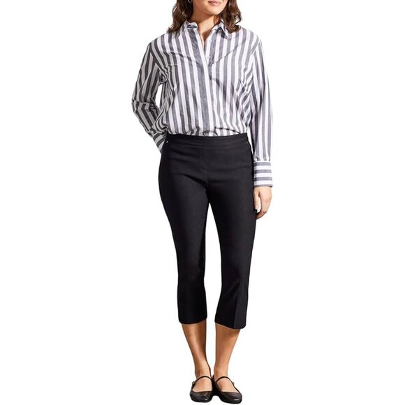 Tribal Pants - Tribal Dark Gray Pull-on Pencil Pants